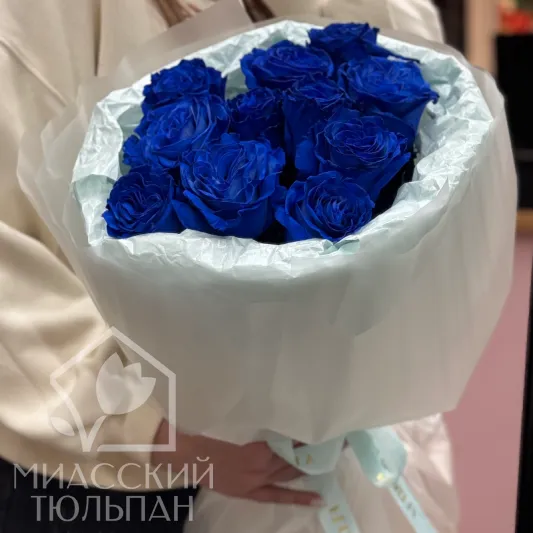 Букет синих роз 💙
