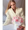 Нежнейшая композиция хризантем и диантусов