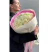 Классический букет белых роз 25