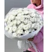 Зефирный букет из хризантем
