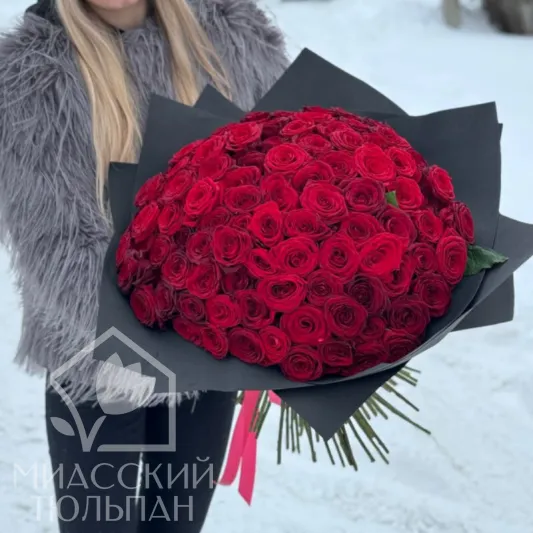Шикарный букет из 101 розы