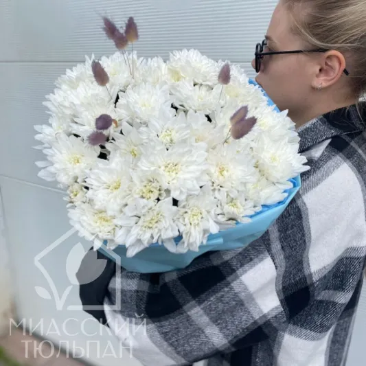 Хризантема и сухоцвет 