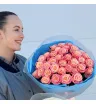 Монобукет роз сорта Miss Piggy 1