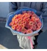 Монобукет роз сорта Miss Piggy
