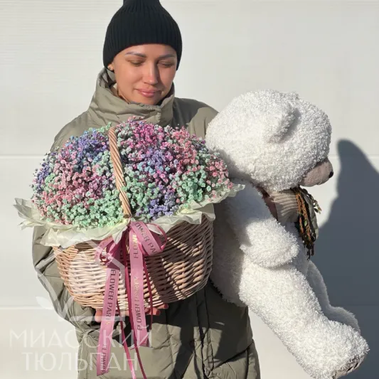 Корзина гипсофилы