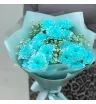 Букет Laguna из хризантем и гипсофилы  1